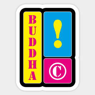 I love Buddha Sticker